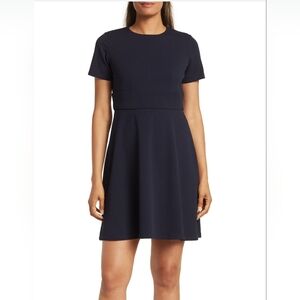Maggy London Navy Fit & Flare Dress